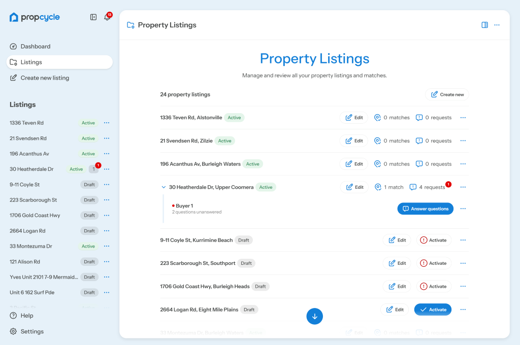 Selling Agents